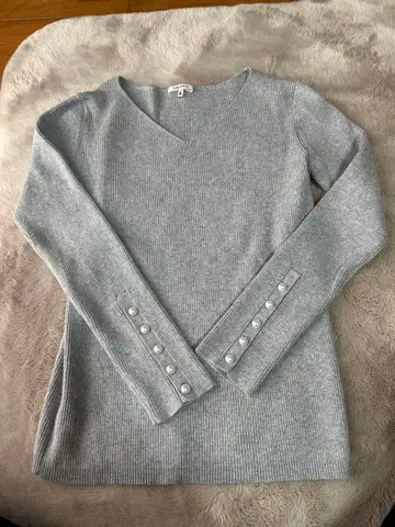 루니 그레이 펄 니트 38 M