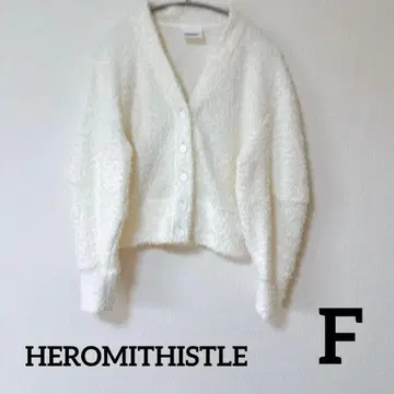 새상품급 HiROMITHiSTLE 가디건 화이트 F 25SPRING