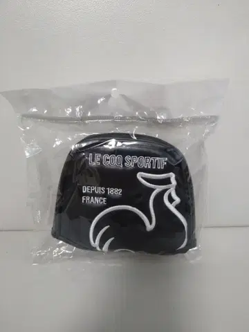 LE COQ SPORTIF 퍼터용 골프헤드커버 블랙