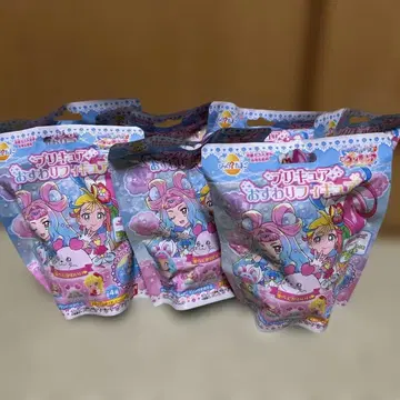 프리큐어 앉아있는 피규어 목욕 공 7개