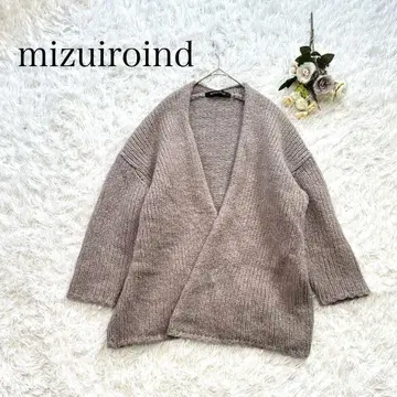 mizuiroind 미즈이로 인드 울 드레이프 가디건 루즈핏