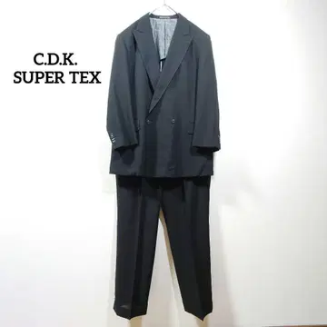 C.D.K. SUPER TEX 수트 셋업 빅 블랙 얇은 소재 남성용