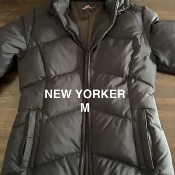 뉴요커 블랙 다운 자켓 M