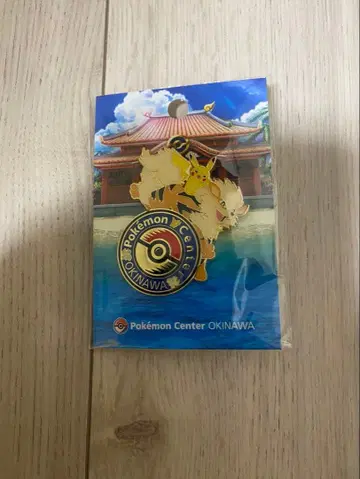 포켓몬 센터 오키나와 한정판 핀 배지 웬디 피카츄
