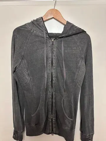 00s GOA 페어리 그런지 손가락 지퍼 후드티