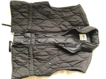 ZARA 블랙 퀼팅 베스트 S