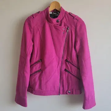 MURUA 핑크 라이더 자켓