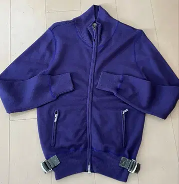 MICHAELCORS 보라색 집업 가디건