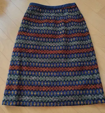 레리안 자수 패턴 타이트 스커트 9호