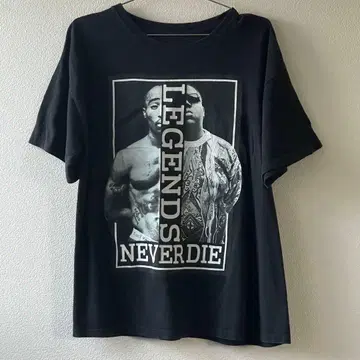LEGENDS NEVER DIE 티셔츠 블랙 M