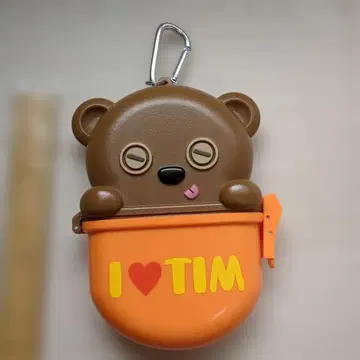 유니버설 스튜디오 재팬 곰 모양 케이스 카라비너 포함