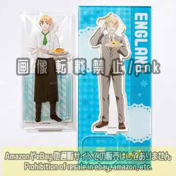 헤타리아 영국 카페 수트 음식 아크릴 스탠드 2점