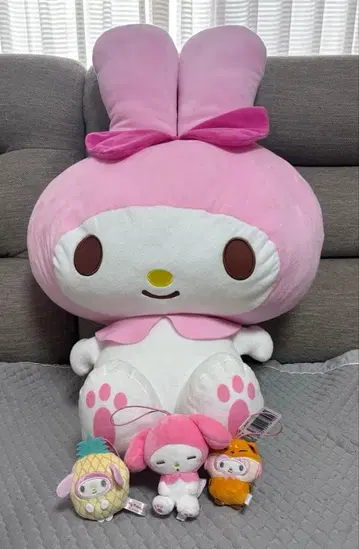 마이멜로디 BIG 봉제 인형 인형옷 봉제 인형 마스코트 여우 파인