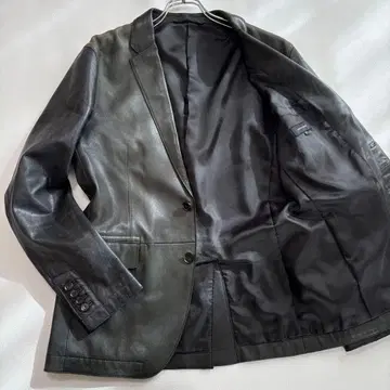 조셉옴 가죽 테일러드 자켓 양가죽 M 사이즈 블랙 천연 가죽