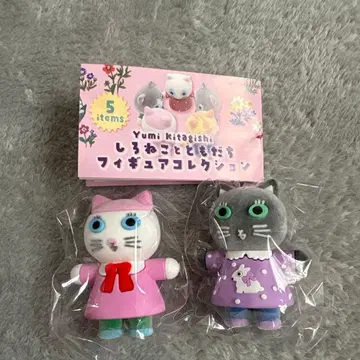 yumikitagishi 하얀 고양이와 친구들 피규어 컬렉션