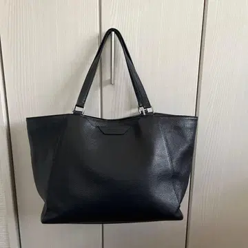 PELLE MORBIDA 페레 모르비다 가죽 토트백 네이비