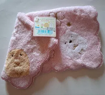 스미코구라시 돈카츠 시로쿠마 미니타월 핑크 컬렉션 클로버