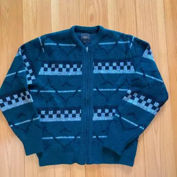 RATS 기하학 패턴 집업 가디건 L