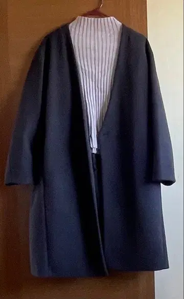 niko and - 노카라 코트 다크 그레이