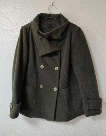 러버스 벌스데이 울 다운 절개 P 코트 40 ( L 상당 ) 카키