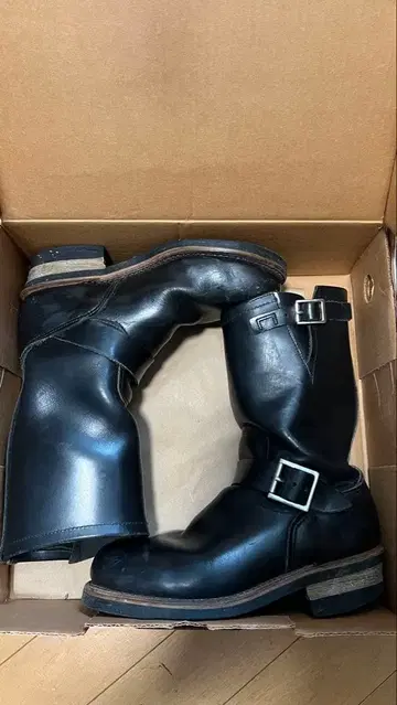 RED WING SHOES 엔지니어 부츠 블랙