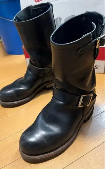 RED WING SHOES 엔지니어 부츠 블랙