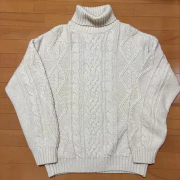 피셔맨 케이블 니트 아란 니트 터틀 빈티지