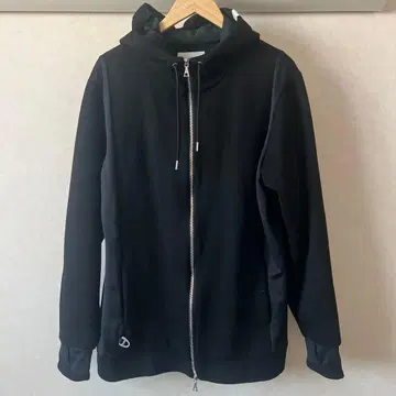 CITERA 블랙 풀 집업 후드티 XL