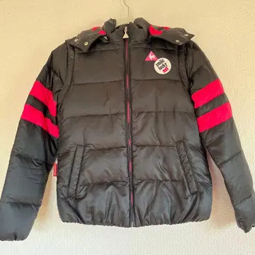 르꼬끄 후드 부착 다운 자켓