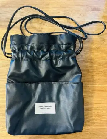 beautiful people 뷰티풀피플 2WAY 가죽 복조리 백