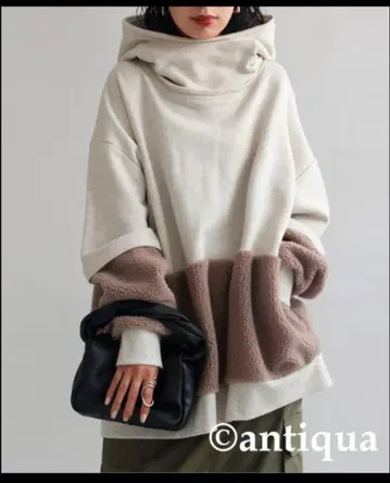 antiqua 보아와 맨투맨의 후드 부착 트레이닝복 안티카