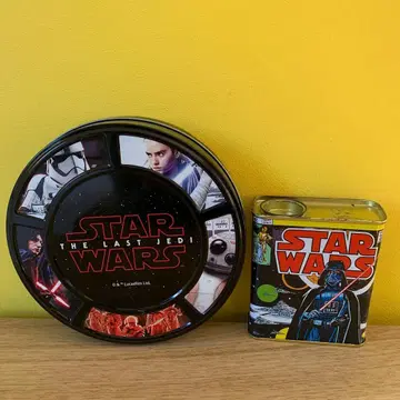STAR WARS 플레이트와 캔 세트