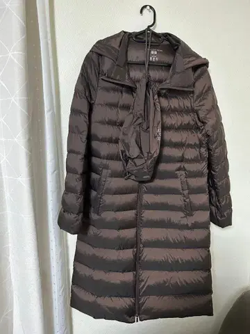 유니클로 울트라 라이트 다운 다운 재킷 S 브라운