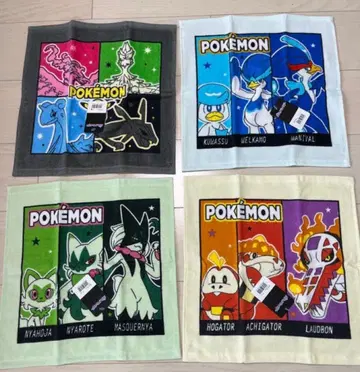 포켓몬 워시 타월 4장 세트