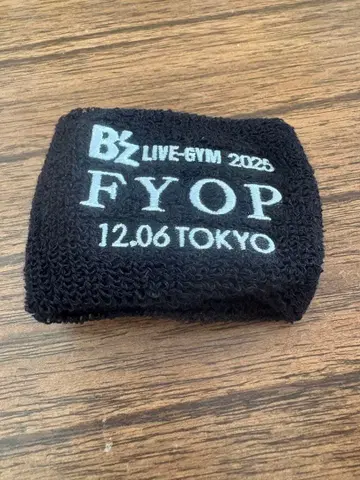 B'z LIVE-GYM 2025 -FYOP- 도쿄 첫날 리스트 밴드