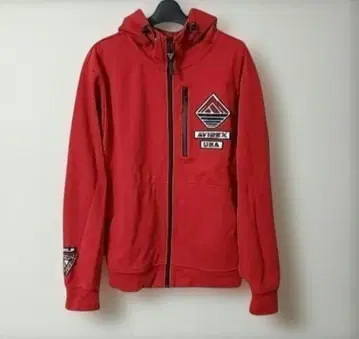 AVIREX 풀 집업 후드티