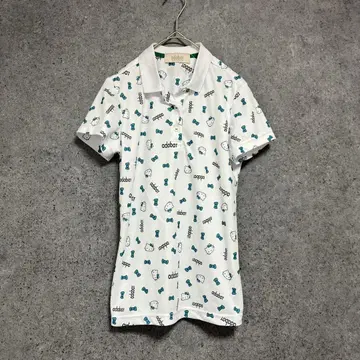 새상품 adabat 키티 산리오 콜라보 골프 피케 셔츠 36