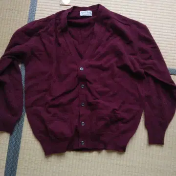 XL 100% 라무즈 울 가디건 레드 아스트라