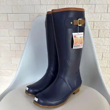 네이비 러버 장화 LL 사이즈 버클 포함