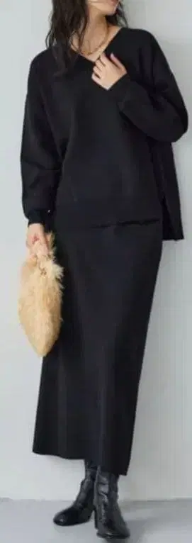 BARNYARDSTORM 밀라노 리브 니트 스커트