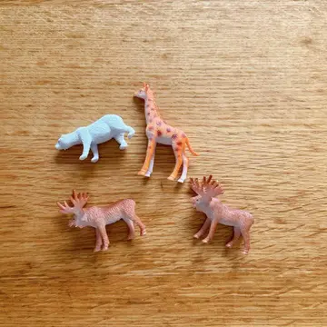 묶음 판매 낱개 판매 불가! 동물 피규어 세트 4개