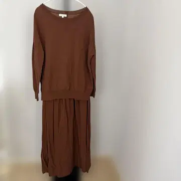 DEMYLEE 데 셋업 S 브라운 니트 스커트 코튼 100