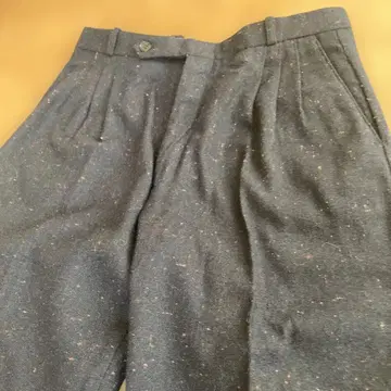 COTLER 70s 울 혼방 다크 네이비 슬랙스 네프