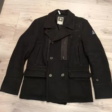 G-STAR RAW 블랙 피코트