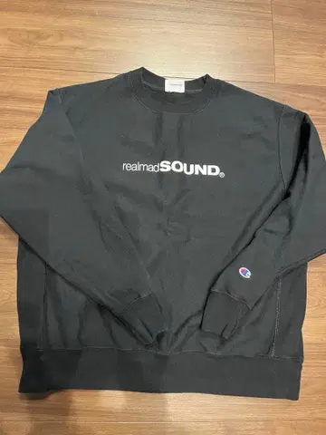 realmadSOUND 크루넥 맨투맨 셔츠 Champion XL