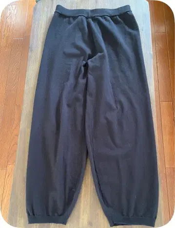 Mizuiro ind 미즈이로 인드 니트 이지 팬츠 블랙