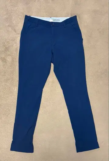 아디다스 골프 팬츠 O 사이즈 네이비 겨울용 속기모