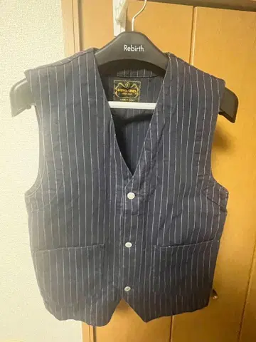 코지마 진스 코크 스트라이프 베스트 L 사이즈