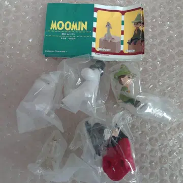 앉아있는 무민 전 5종 컴플리트 비행 요정 스너프킨