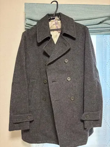 링 재킷 그레이 피 코트